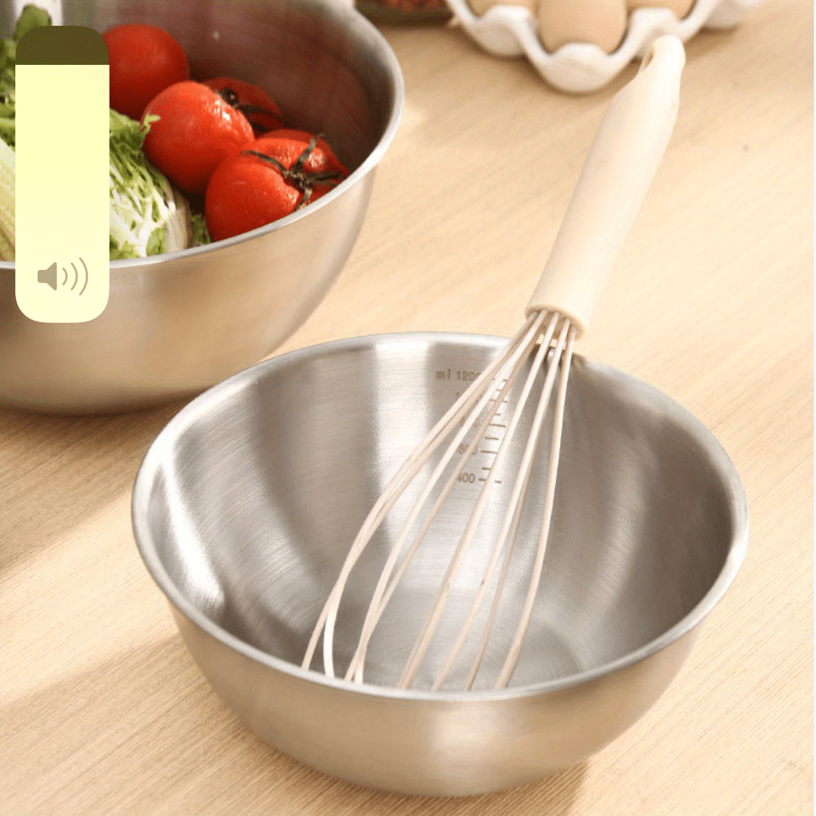 3pcs, Stainless Steel Mixing Bowl Set - 3 Sizes for Fruits and Vegetables,  Salad, and Washing - Kitchen Gadgets and Accessories