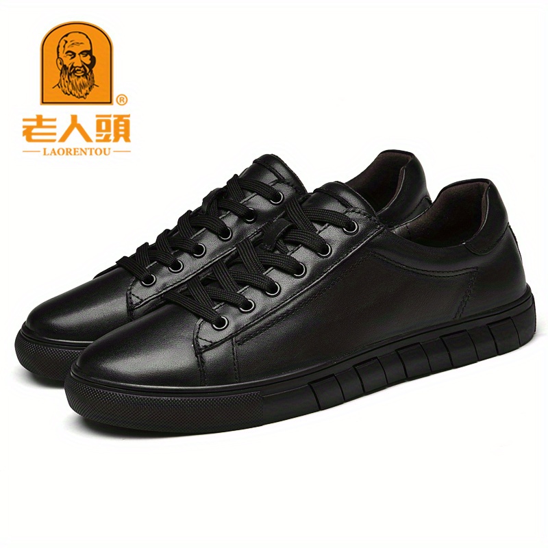 Men's Vintage Retro Style Skate Shoes With Good Grip, Breathable Lace-up  Sneakers - Temu Germany