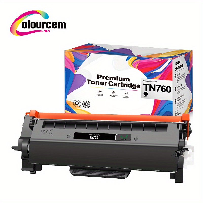  TN760 High Yield Black Toner Cartridge Replacement for Brother  TN-760 TN 760 TN730 TN-730 for HL-L2350DW HL-L2395DW HL-L2390DW HL-L2370DW  MFC-L2690DW MFC-L2750DW L2710DW L2550DW MFC-L2710DW (2 Pack) : Office  Products