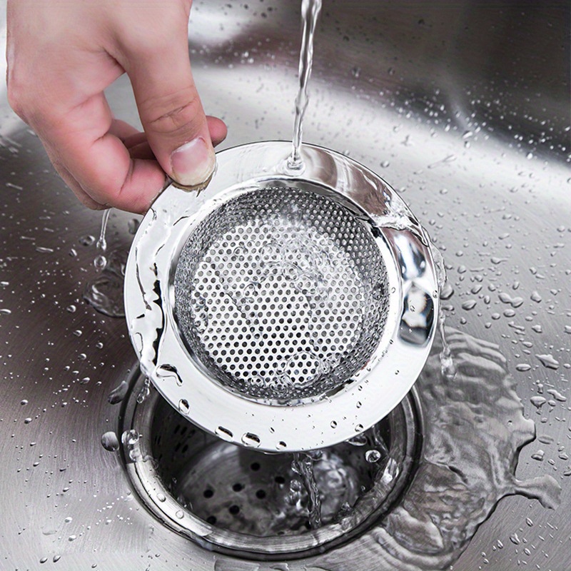 Kitchen Sink Filter Stainless Steel Mesh Sink Strainer Food - Temu