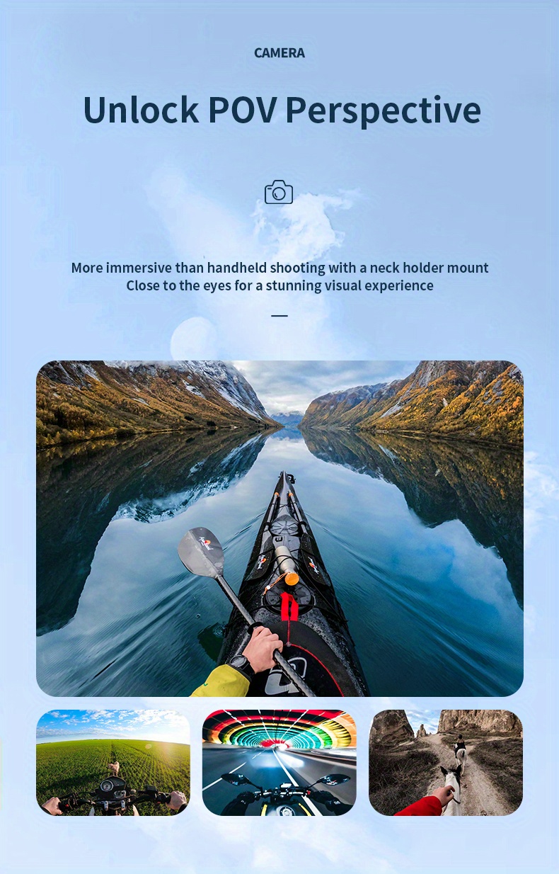 Telesin Taixun Sports Camera Magnetic Neck Hanger Suitable for GoPro11/10/9 Neck Hanger Dajiang Action3/4 Cycling First Person Camera Mobile Camera Fixed Bracket Magnetic Neck Hanger Collar Bracket