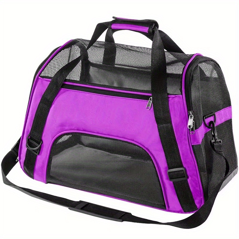 Dog Carrier Bag Cat Carrier Bag Soft Puppy Carrier Bag Travel Bag For Small  Dogs Black S