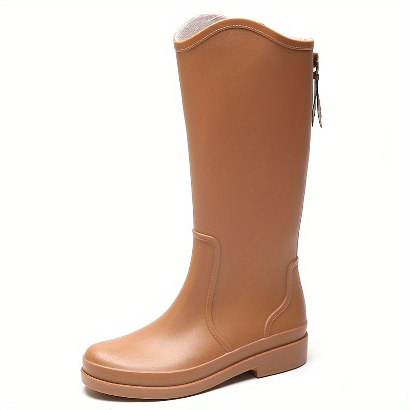 Women's Waterproof High Top Rain Boots Comfortable Non-slip Outdoor Boots