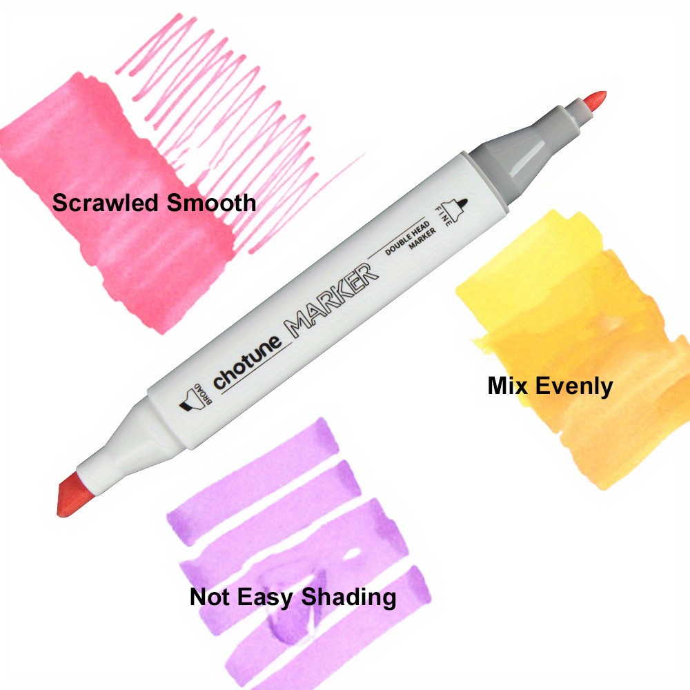 Warm Grey/cool Grey 12 Colors Dual Head Marker Pen Set - Temu