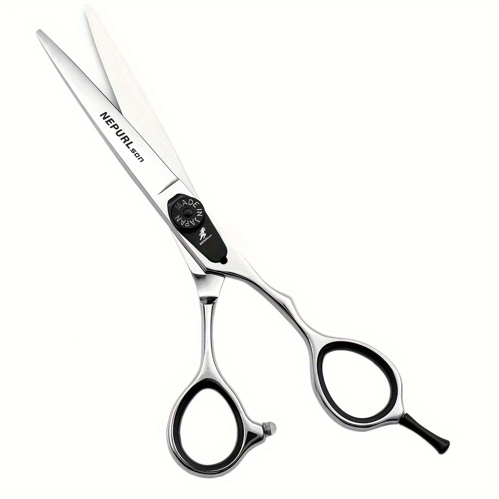 

Classic 6 Inch Haircut Scissors Flat Cut Scissors Silvery Hair Cutting Scissors Razor Edge Hairstylist Hairdressing Shear