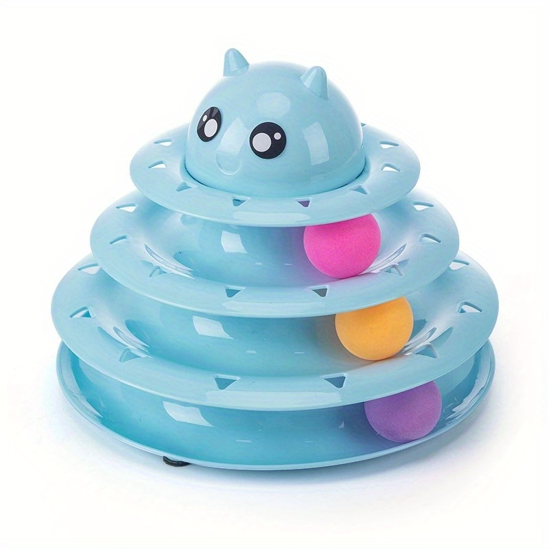 pet cat toys 3 level towers