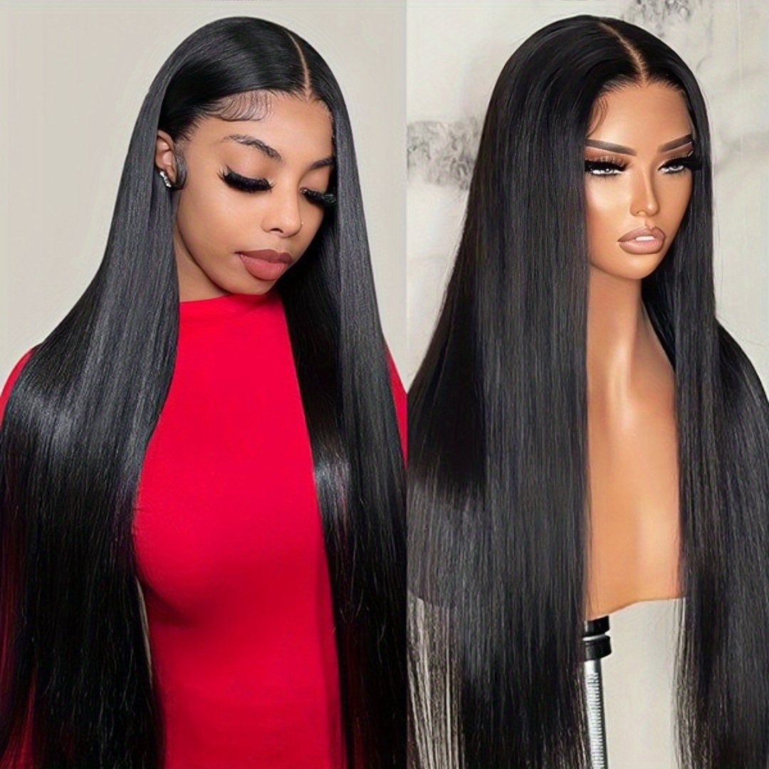Straight T Lace Human Hair Lace Wig For Black Women 