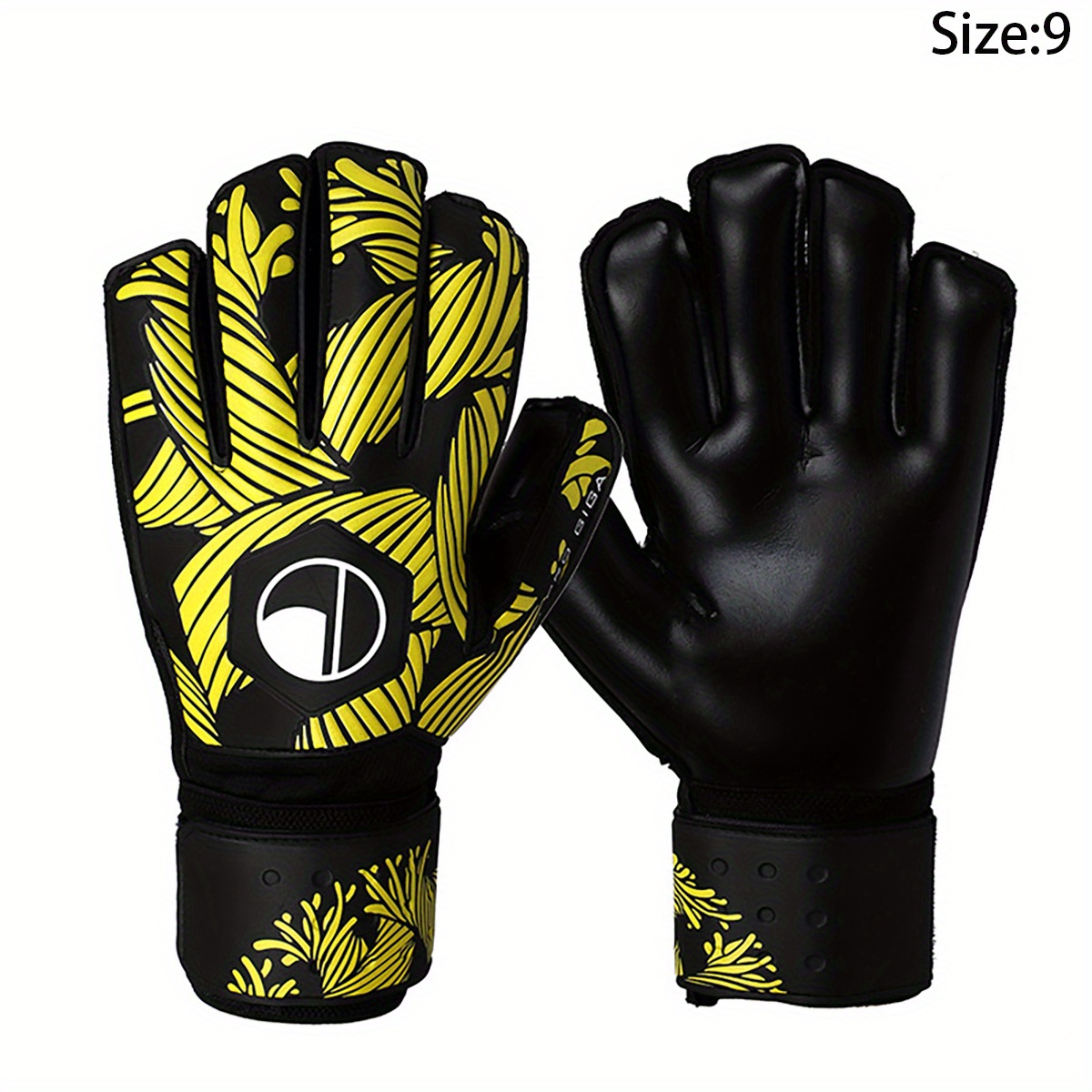 Padded Football Gloves Sticky Padded Goalkeeper Gloves - Temu