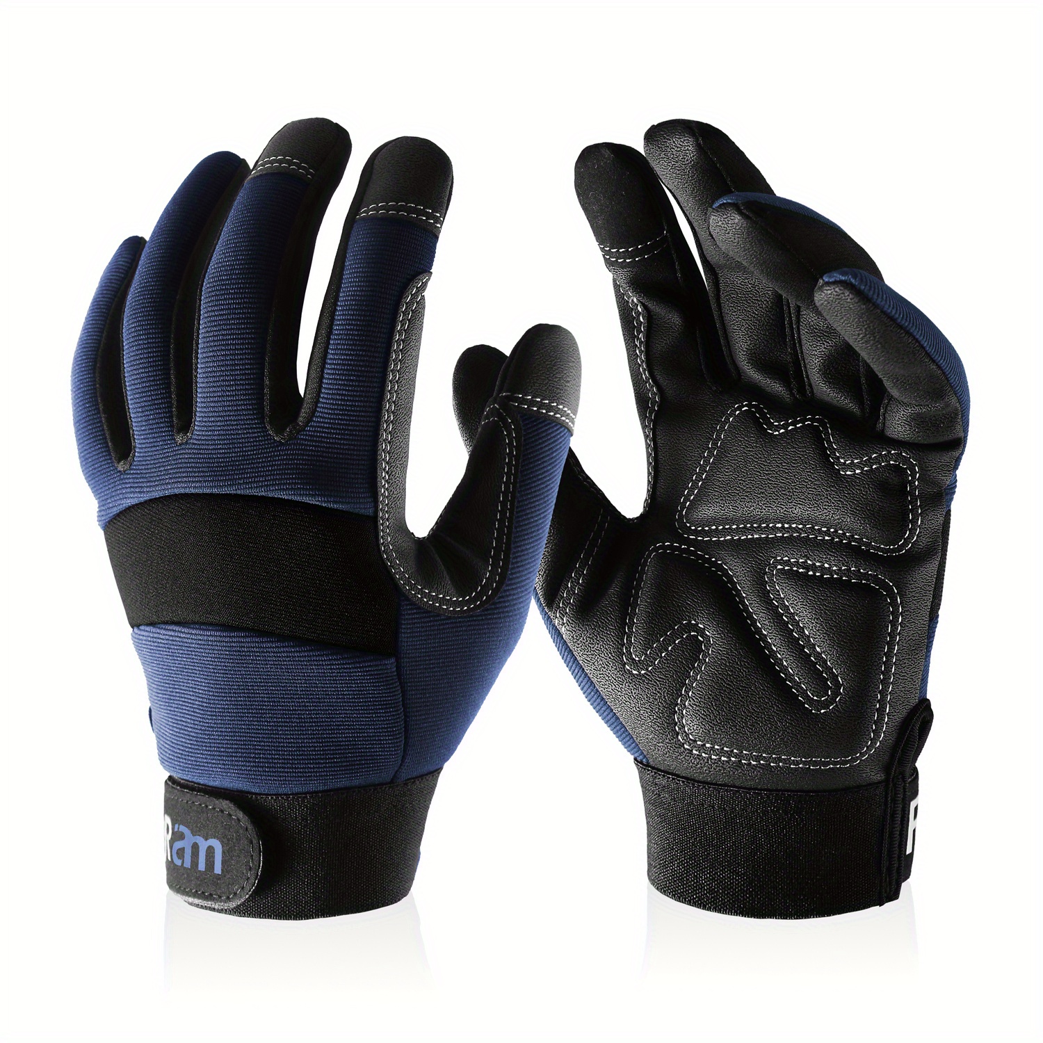 Work Gloves Men & Women, Utility Mechanic Working Gloves Touch Screen,  Flexible Breathable Yard Work Gloves Father's Day Gift - Temu