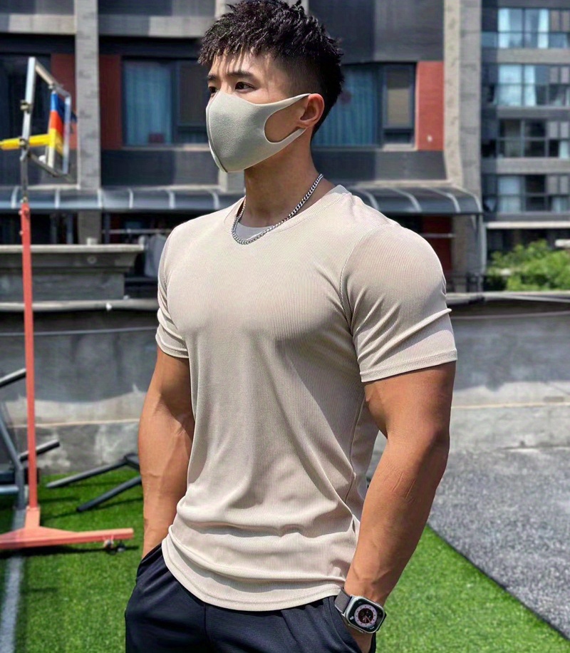 Breathable Quick Dry Men's Sports & Outdoor Training T Shirt - Men's  Fitness Apparel, Men's Sports & Fitness T Shirts, Vivinch