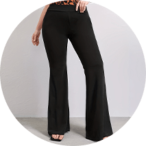 Plus Size Sports Pants Women's Plus Metal Button Decor Roll - Temu