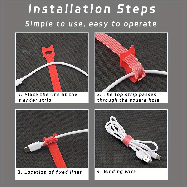 Cable Ties - Hook and Loop - Cable Ties - Wiring Installation