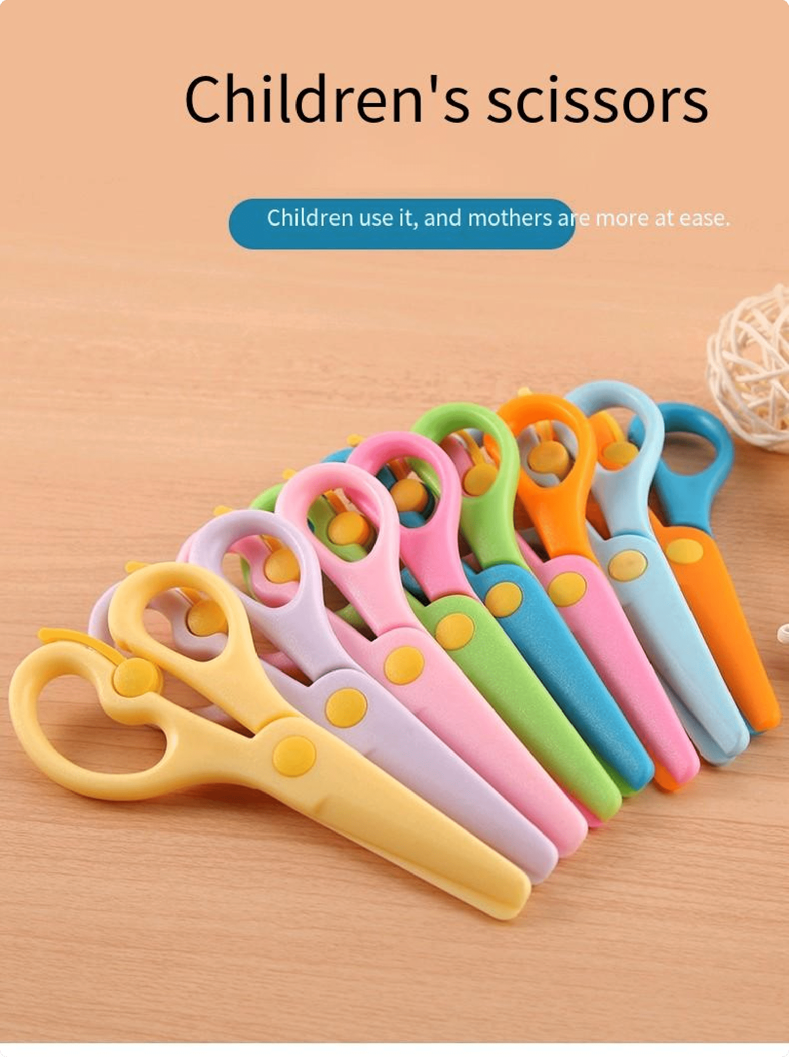 Kids Preschool Training Scissors - Temu