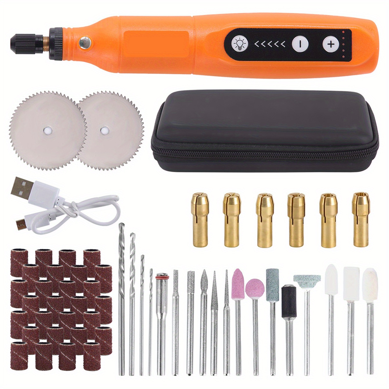 Mini Cordless With 3.6v Li-ion Battery, 3 Rotation Speed, Portable Usb  Charging, Multi-purpose Power Rotary Tool With Accessories For Grinding,  Cutting, Sanding, Carving, Polishing, Drilling, Diy Creations - Temu