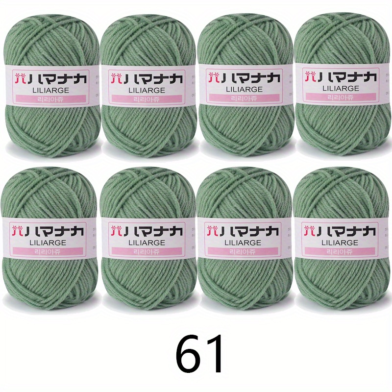 1pc Solid Color 4-ply Acrylic Soft Yarn For Knitting And Crocheting, 140  Yards