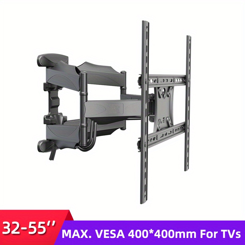  Soporte de pared de doble brazo resistente de movimiento  completo para televisores LED/pantalla plana de 85 pulgadas, brazo  giratorio articulado, VESA de 23.622 x 15.748 in, carga de 200 libras, 8938