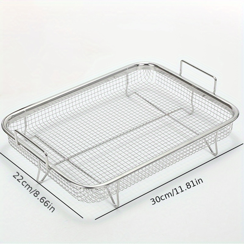 Crisper Tray Set Non Stick Cookie Sheet Tray Air Fry Pan Grill Basket Oven  Dishwasher, 1 unit - Harris Teeter