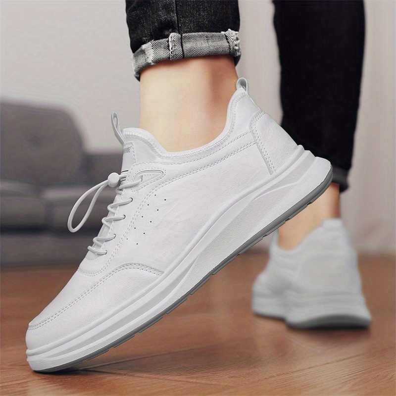 Men's No Tie Sneakers Easily Wiped Clean Casual Walking Shoes Comfortable And Breathable