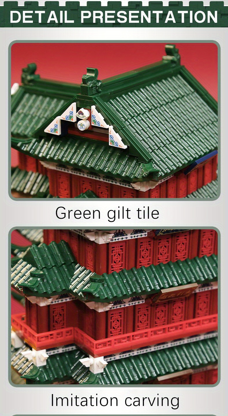 Ancient Building Bricks, Model Building Blocks, Decoration, Halloween