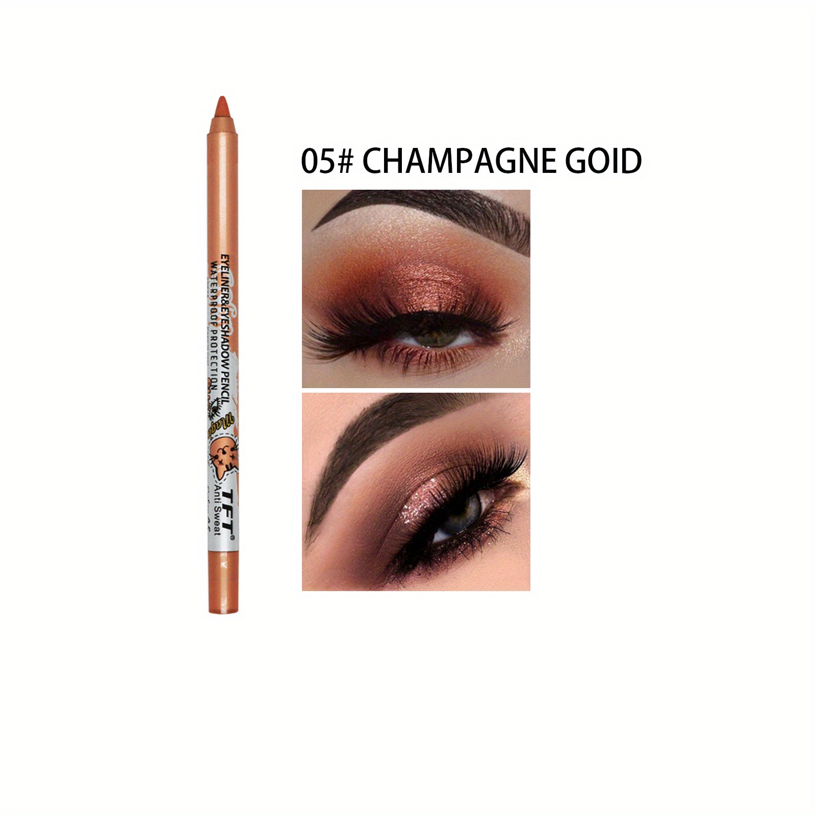 12 Colors Eyeliner Eyeshadow Pen Matte Finish Waterproof