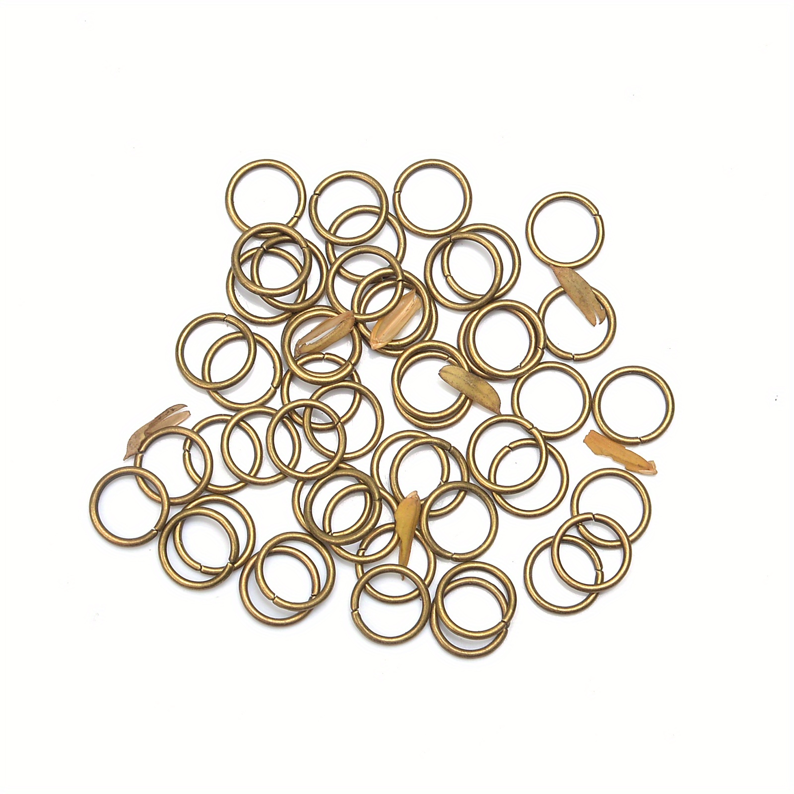 1pack Random Jump Ring/ Split Ring For Jewelry Making And Necklace Repair
