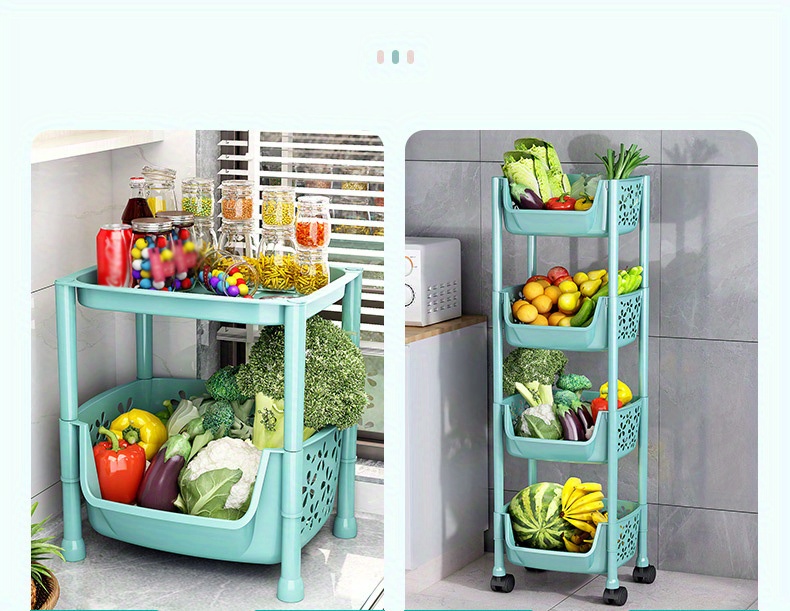 Multi level Shelf Floor Storage Basket For Living Room Toy - Temu