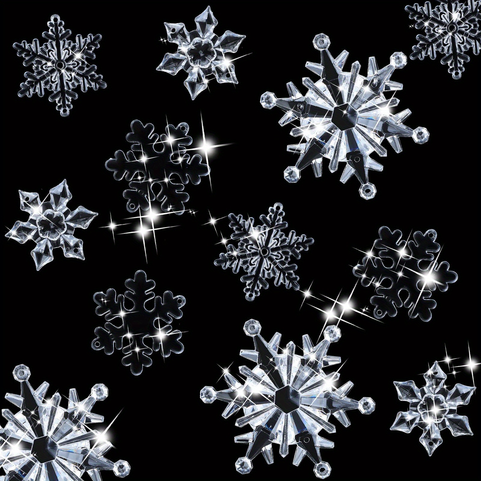 White Snowflake Decorations