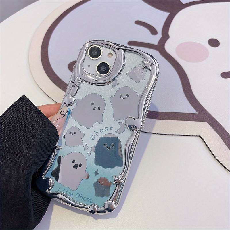phone case cute little ghost phone case halloween compatible - Temu Georgia