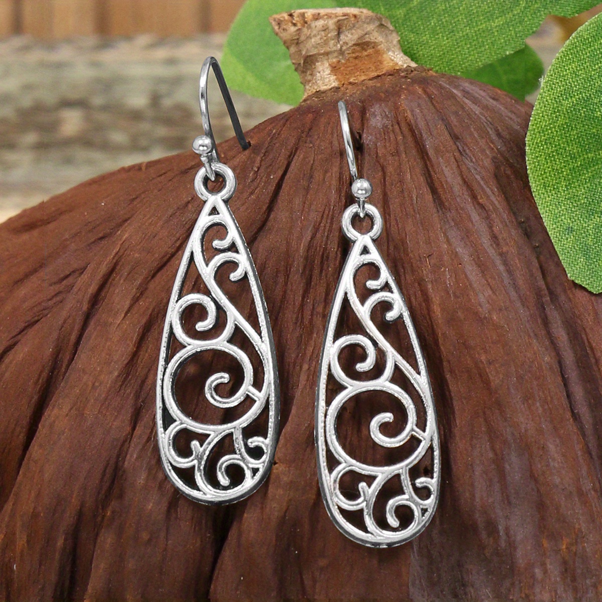 16 pairs of vintage ethnic style silvery geometric hollow alloy simple and fashionable pendant style multi style combination earrings set for women daily street photography theme dressing fashion simple and versatile details 14