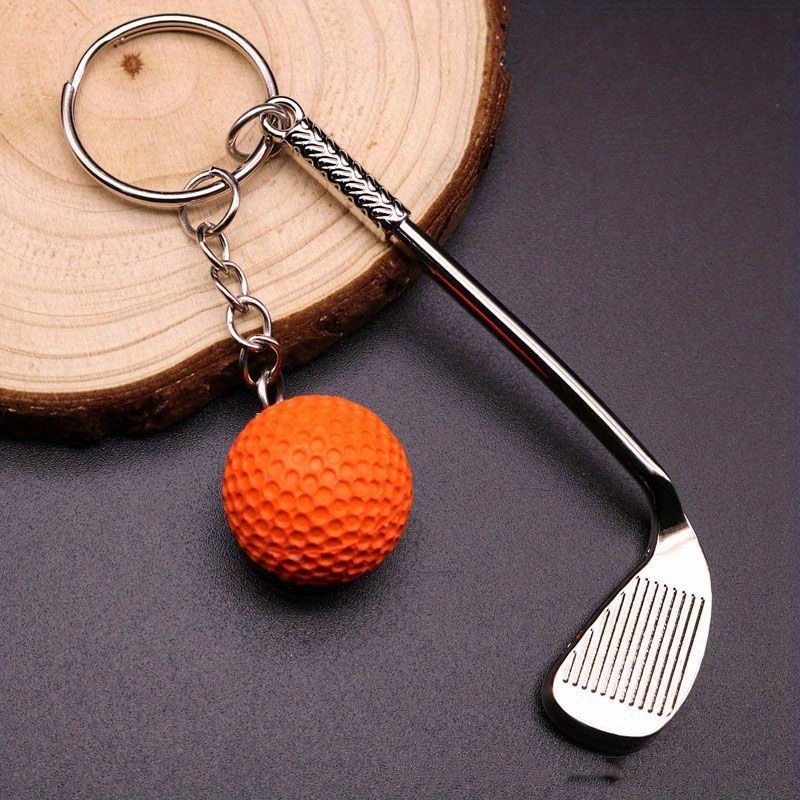 Porte-clé balle de Golf en métal - Passions Cadeaux
