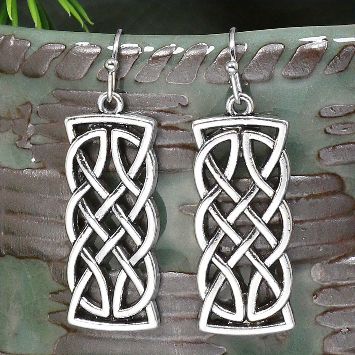 16 pairs of vintage ethnic style silvery geometric hollow alloy simple and fashionable pendant style multi style combination earrings set for women daily street photography theme dressing fashion simple and versatile details 4
