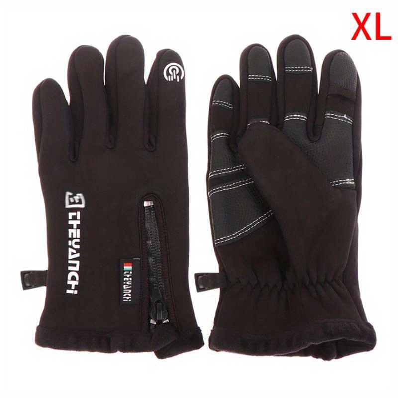 Guantes térmicos de invierno unisex, impermeables, para clima frío,  pantalla táctil, guantes de invi XianweiShao