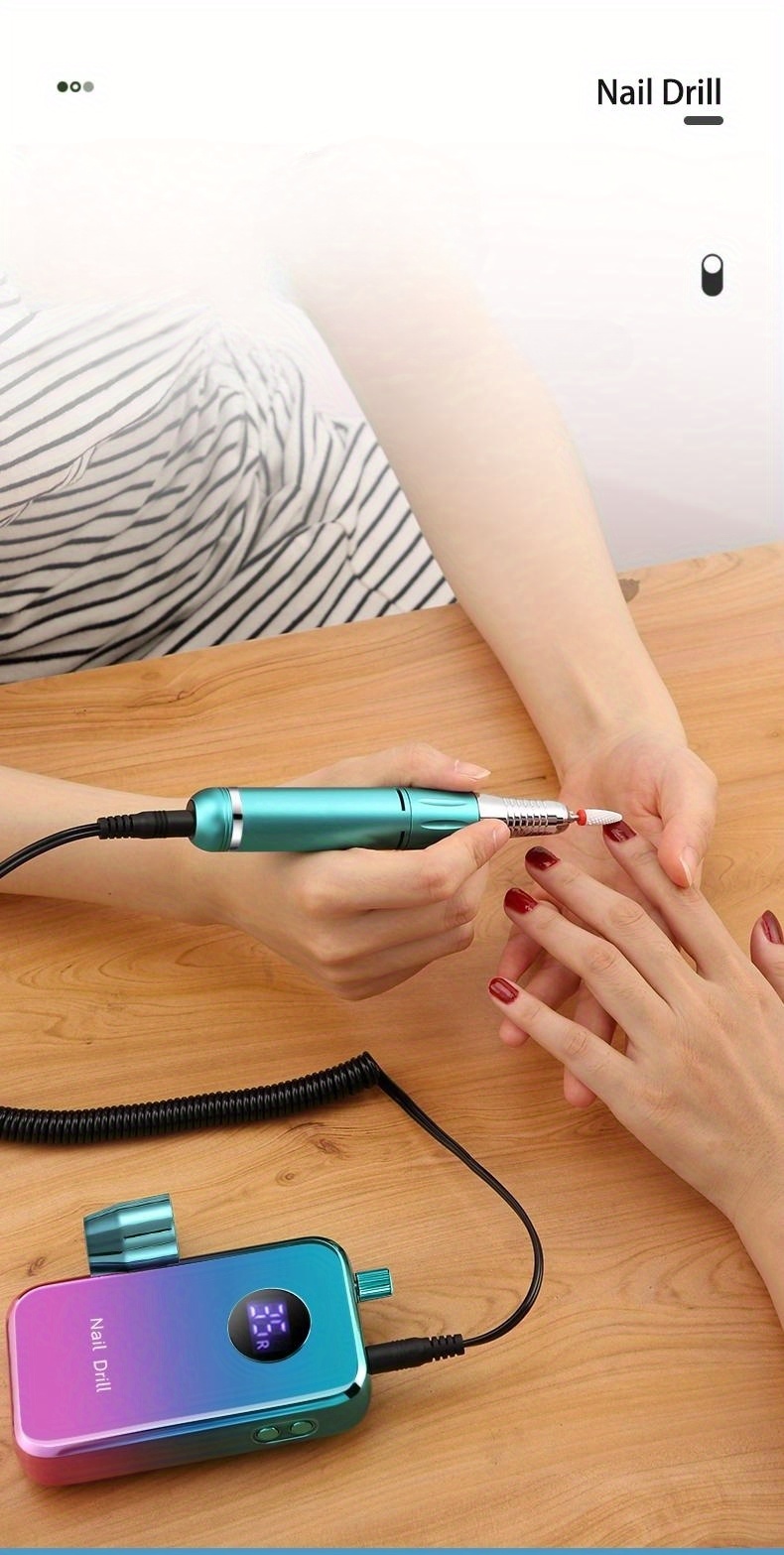 Máquina Eléctrica Portátil Profesional Manicura Pedicura - Temu