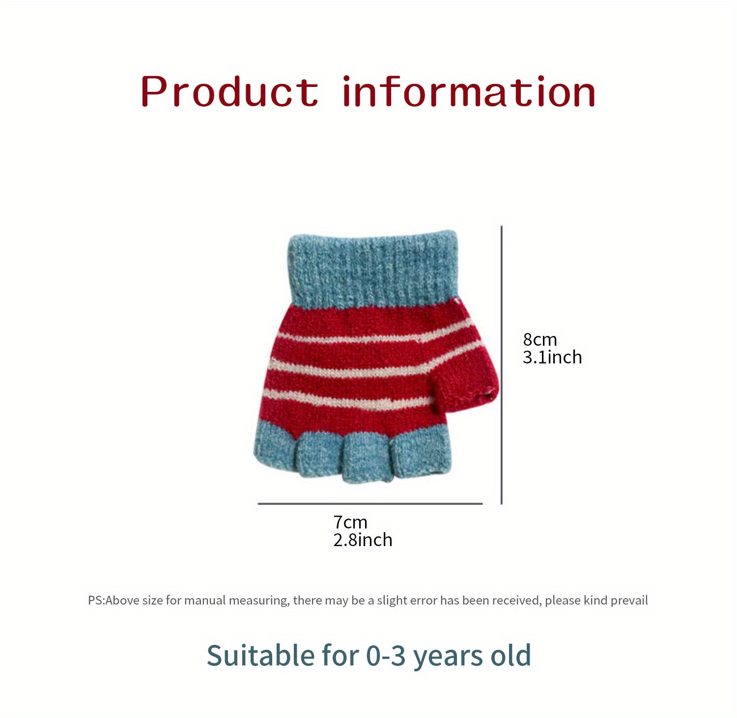 Autumn Winter Thickened Warm Five finger Gloves Cute Half Temu Australia