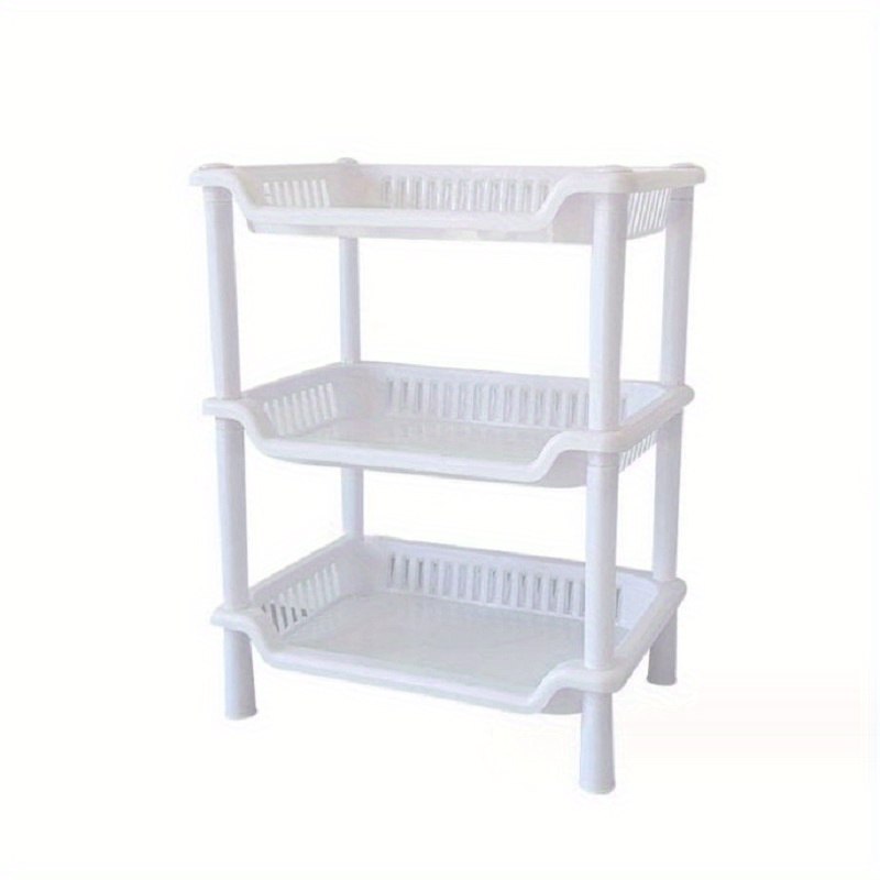 Double layer Desktop Rack Bathroom Storage Floor to Ceiling Triangle Square