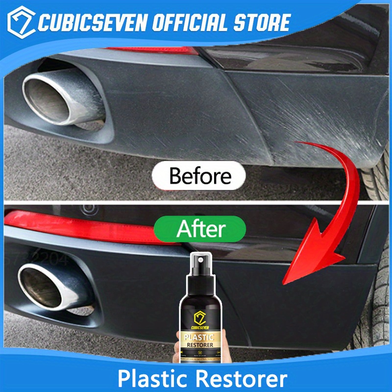 Car Plastic Restore Coating Agent Auto Plastic Rubber - Temu