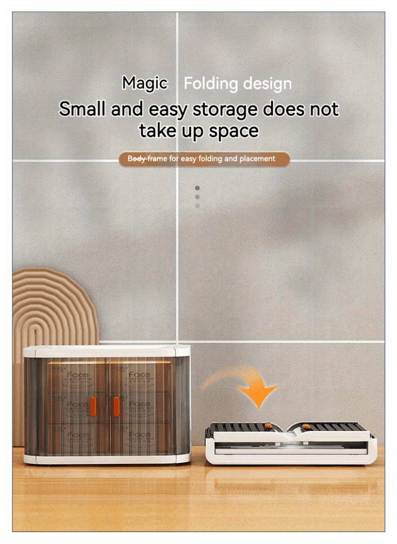 Mini Storage Box With Double Roll up Door Home - Temu