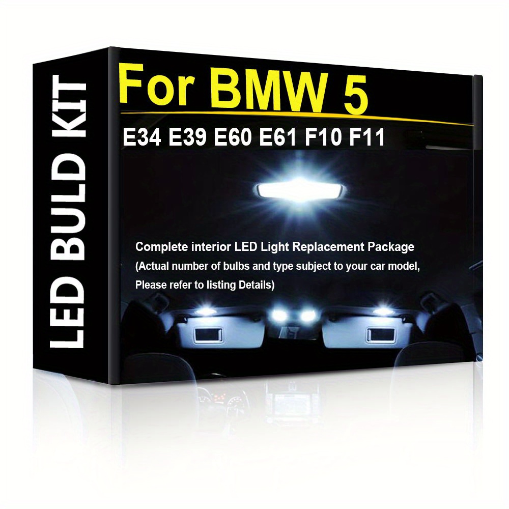Pack FULL LED intérieur pour BMW Série 5 F10 F11 ( Version light