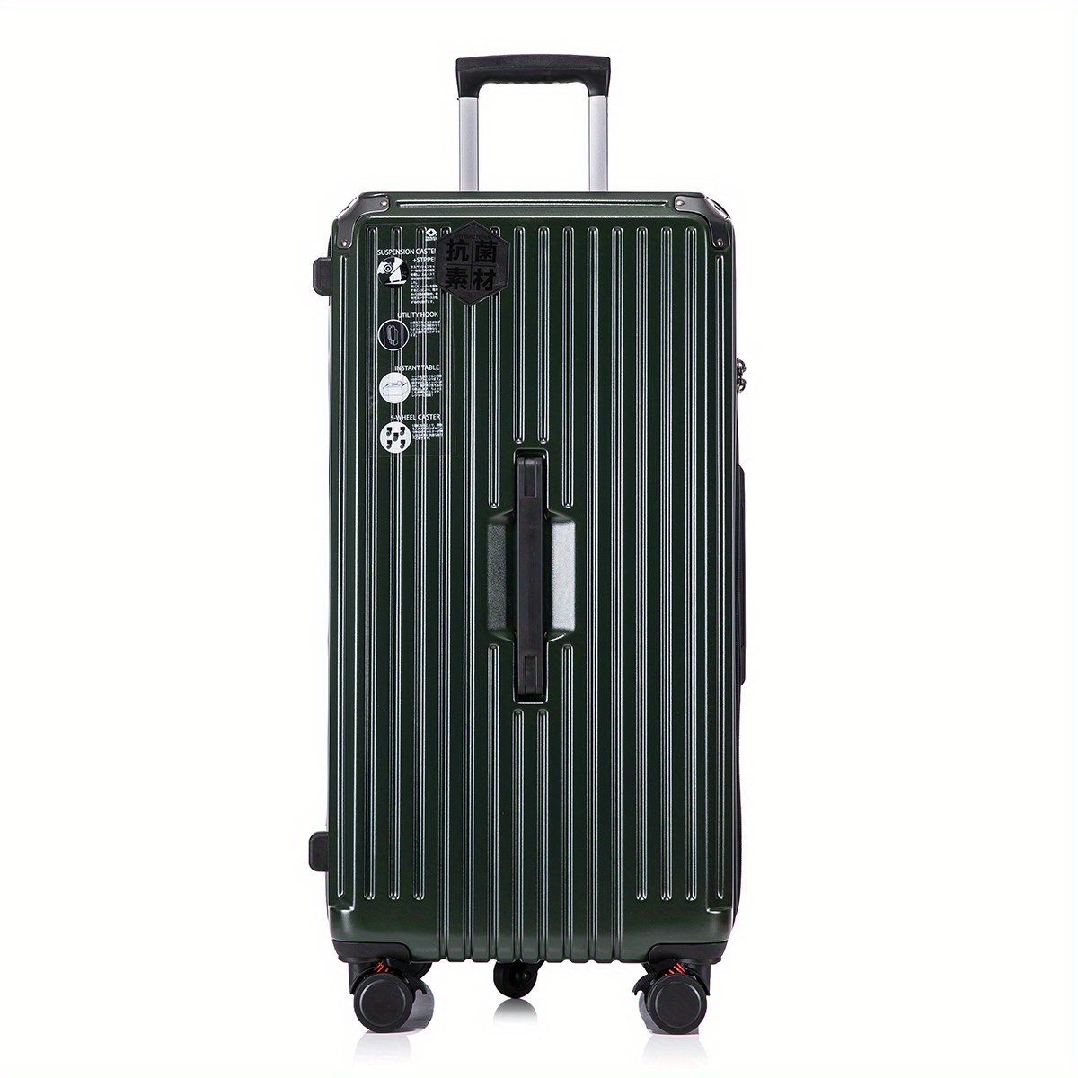 Large Capacity Suitcase, Durable Trolley Luggage Case, Students Baggage  With Spinner Wheel & Password Lock - Temu Germany