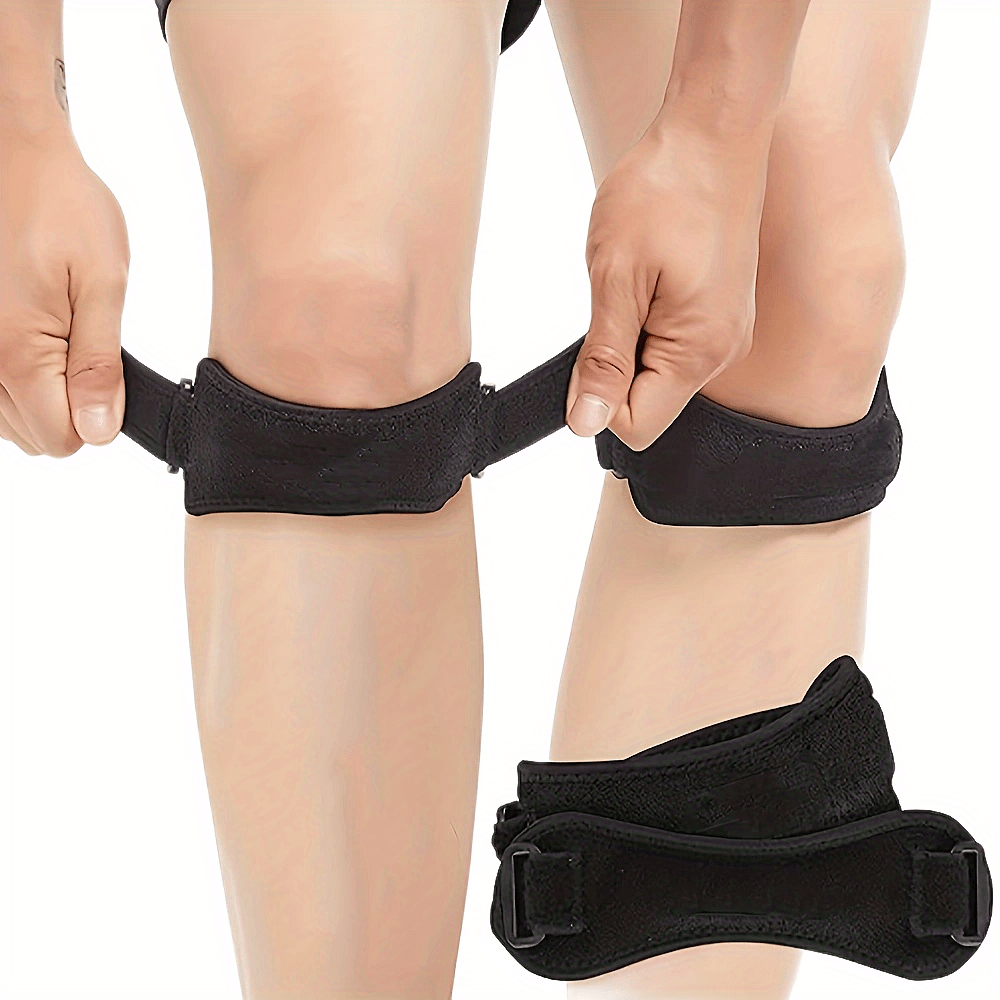 Patella Tendon Knee Strap 2 Pack, Knee Pain Relief Support Brace For  Hiking, Soccer, Basketball, Running, Jumpers Knee, Tennis, Tendonitis,  Volleyball