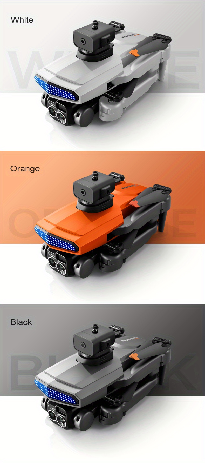 d6 air orange rc drone with sd dual esc camera optical flow positioning 540 intelligent obstacle avoidance details 4