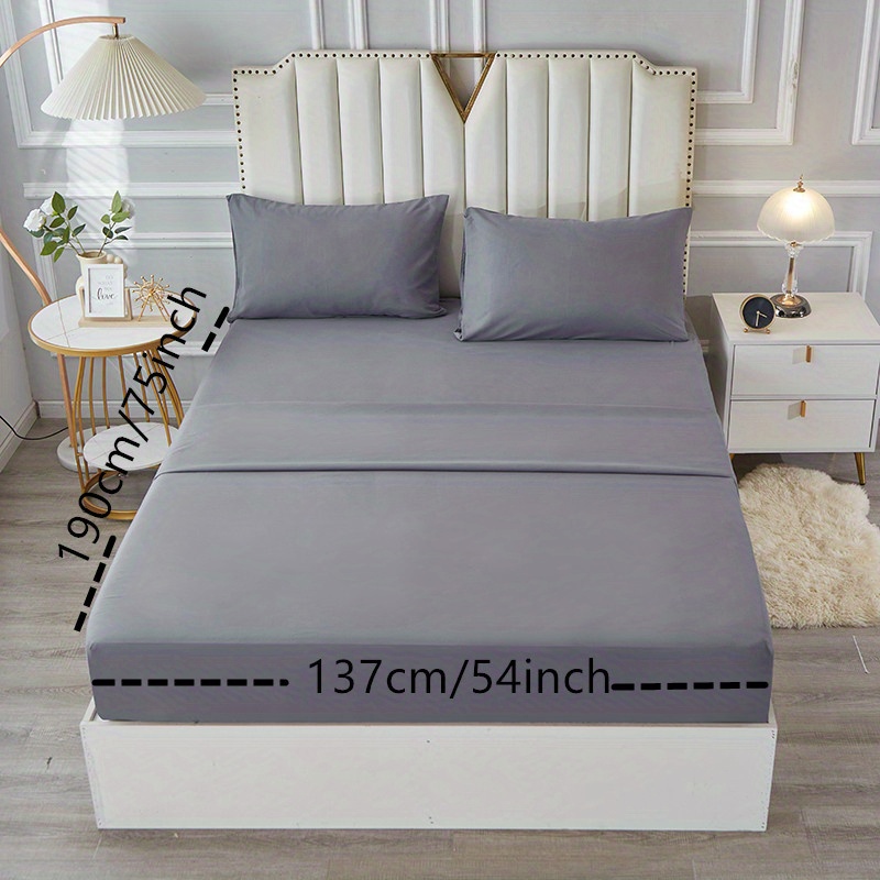 100% Waterproof and Urine Proof Mattress Cover with Elastic Queen King Size  Mattress Protector Solid Bed Cover Home Decoration