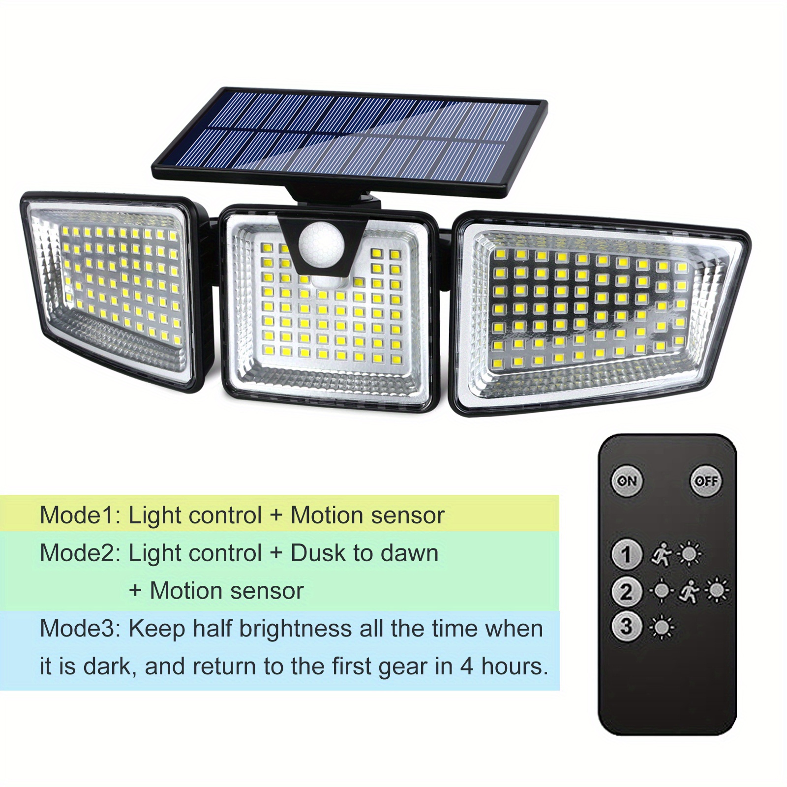 180 Motion sensing light control