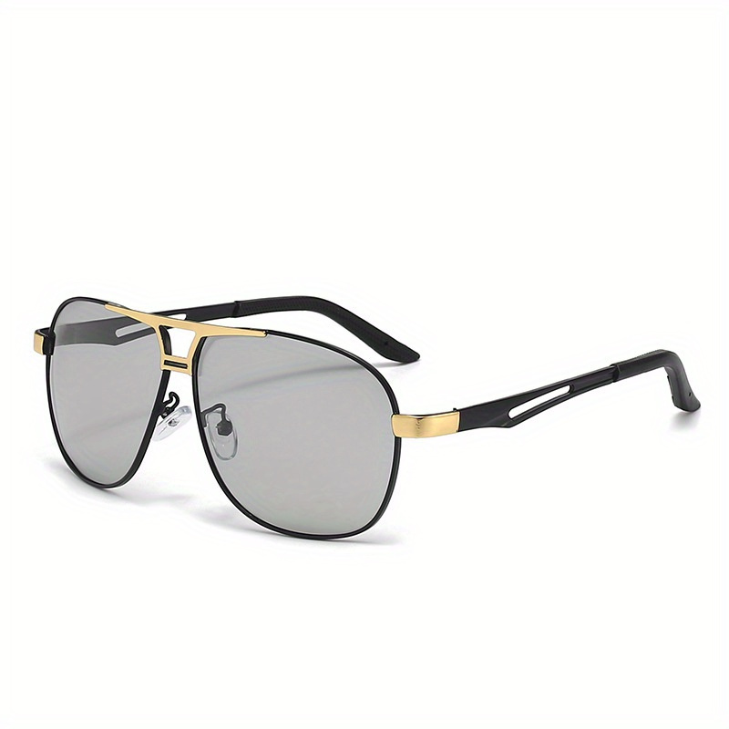 DEMIKOS Gafas de sol polarizadas para hombre, lentes de espejo retro de  moda para conducir, pescar, protección UV400