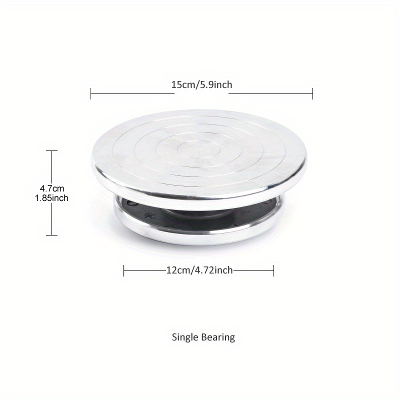 12/15cm Double Face Use Aluminum Alloy Turntable for Ceramic Clay Sculpture  Platform Pottery Wheel Rotating Tools 