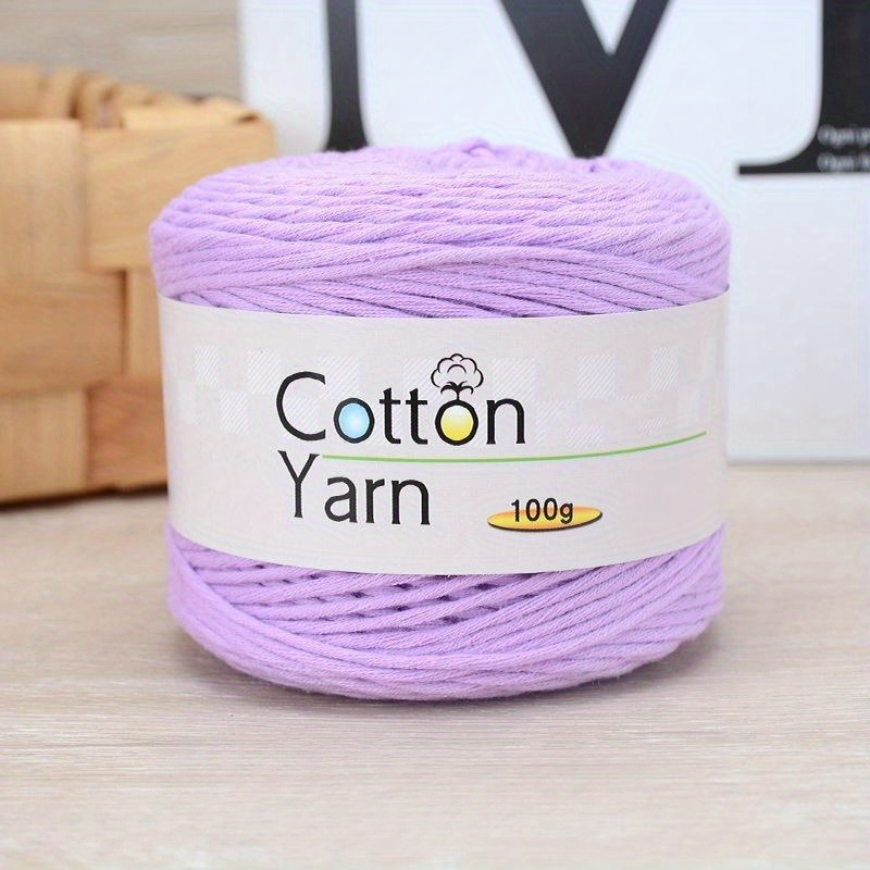 100g/ball Knitting Crochet Multi-Strand Yarn Cotton Wool Yarn Hand