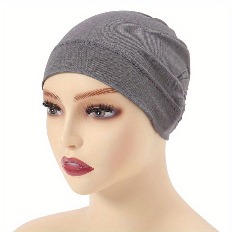 Turban Femme Chimio Hijab Tresse Soyeux Turban Chapeaux Pour
