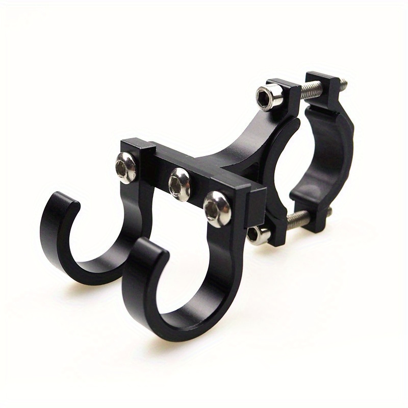 Image of Electric Scooter Hooks Simple Bike Shelf Tube Storage Hanger Hooks, Ebikes Portable Double Metal Helmet Rack