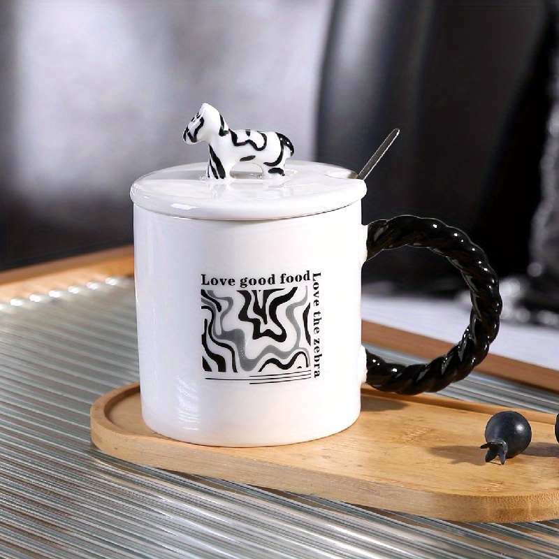 Zebra Coffee Mug, Zebra Lover Gifts, Office Gag Gift for Colleague