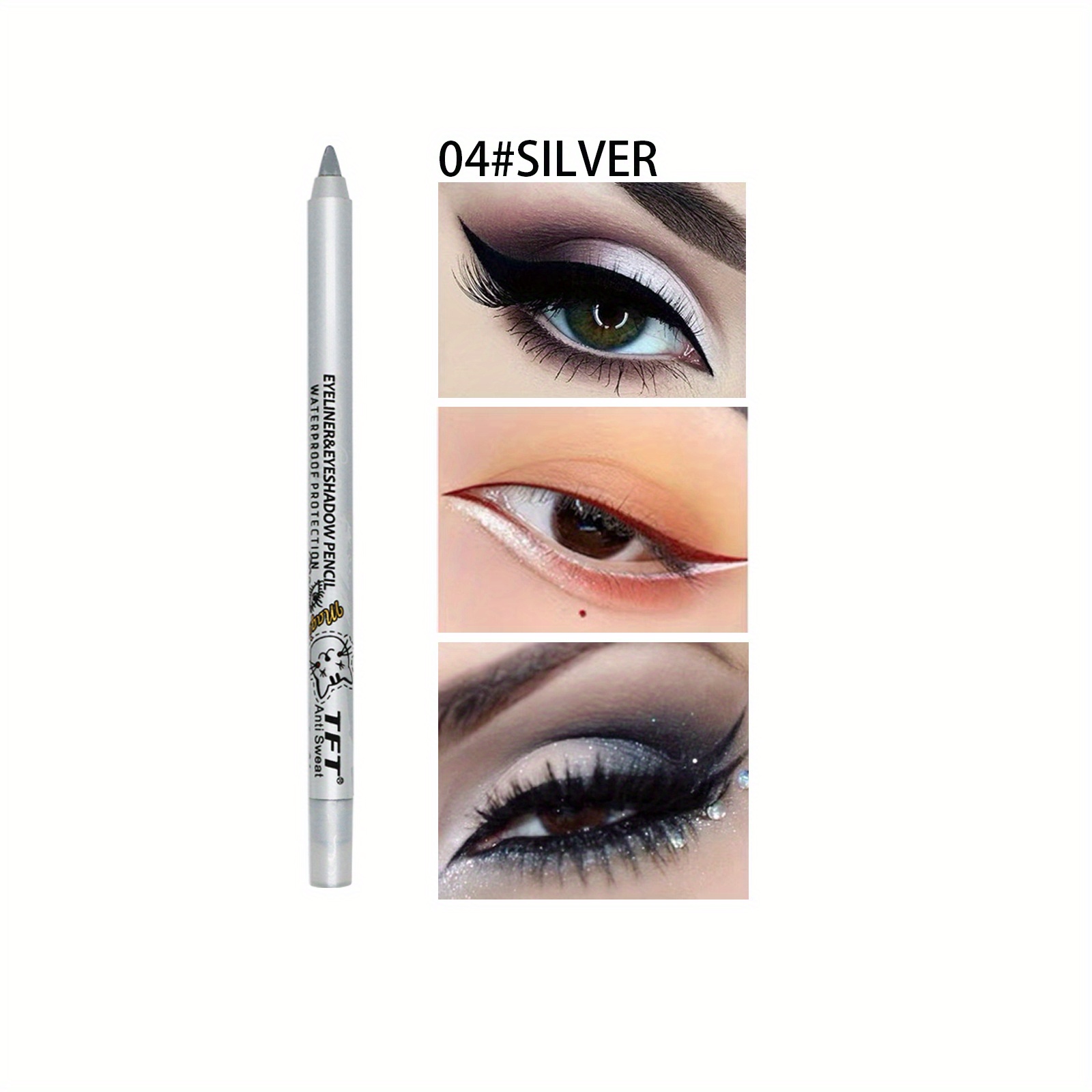 12 Colors Eyeliner Eyeshadow Pen Matte Finish Waterproof